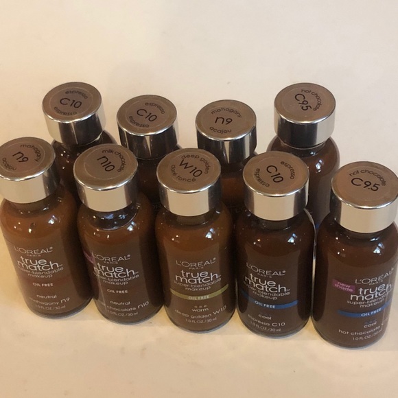 L’Oreal Set 9 True Match Foundation Dark Asst New - Picture 3 of 3